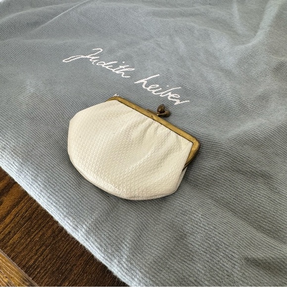Vintage Judith Leiber White Leather Mini Handbag - Picture 10 of 14